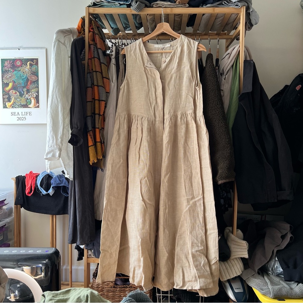 Linen Play Dress (NWT) - Picture 6 of 12